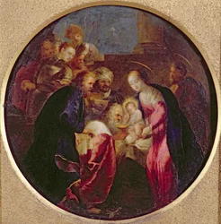 Adoracja Magów, 1600-25 (olej na miedzi)